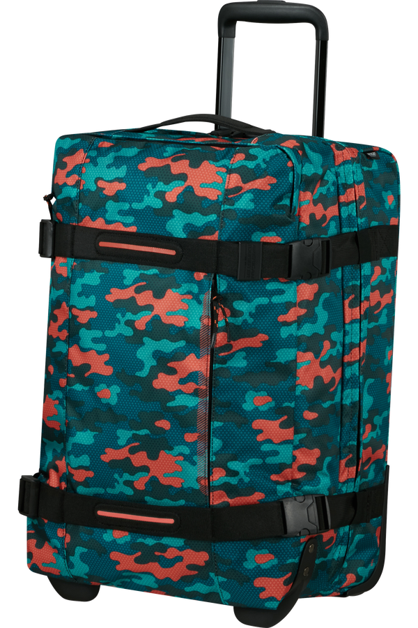 American Tourister Urban Track Duffle with Wheels S  Camo Print American Tourister Urban Track Duffle with Wheels S  Camo Print