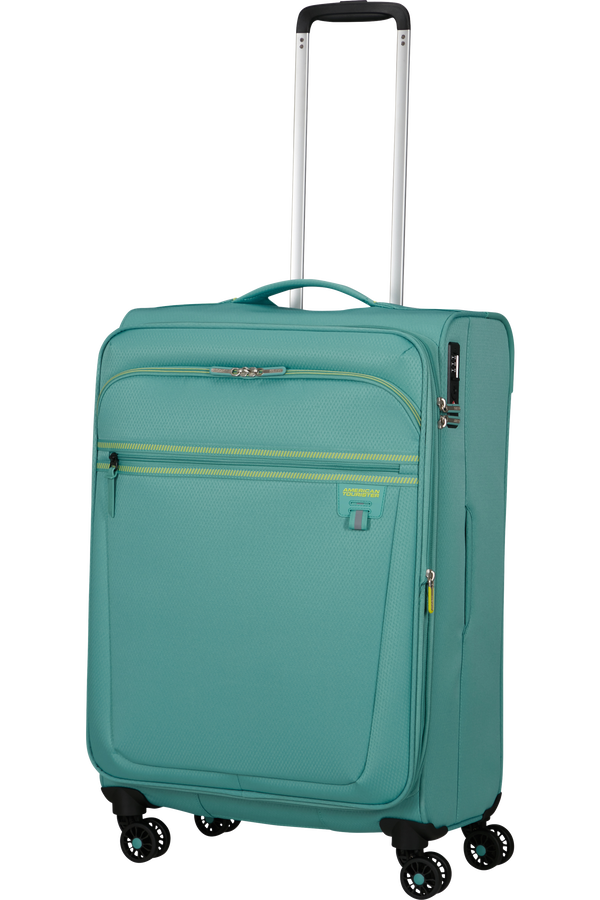 American Tourister Aerospin Spinner Expandable M  Dusty Turquoise