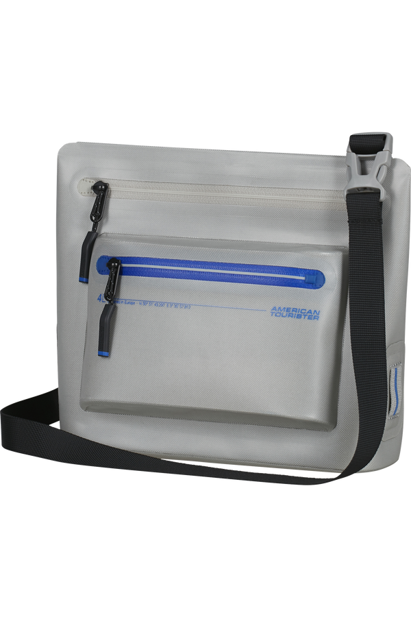 Colourdry M Axelremsv&auml;ska | American Tourister Colourdry Shoulder Bag M  Glacial Silver