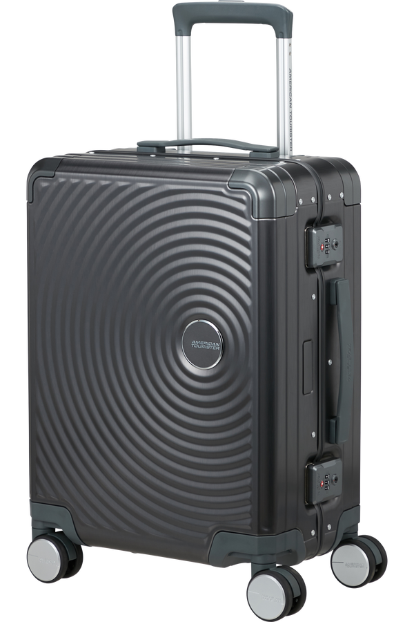 American Tourister Soundbox Alu Spinner TSA 55cm  Brushed Anthracite American Tourister Soundbox Alu Spinner TSA 55cm  Brushed Anthracite