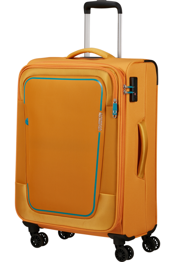 American Tourister Pulsonic Spinner Expandable 68cm  Sunset Yellow