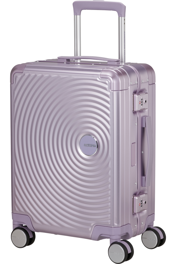 American Tourister Soundbox Alu Spinner TSA 55cm  Stormy Lilac