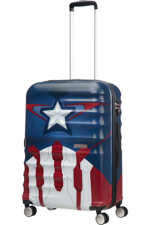 American Tourister Wavebreaker Disney Spinner 67cm  Captain America Close-Up