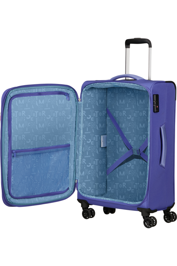 American Tourister Pulsonic Spinner Expandable 68cm  Soft Lilac American Tourister Pulsonic Spinner Expandable 68cm  Soft Lilac