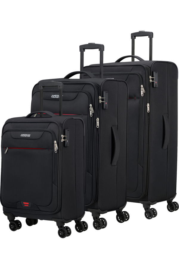American Tourister Street Roll 3 Pc Set B Black