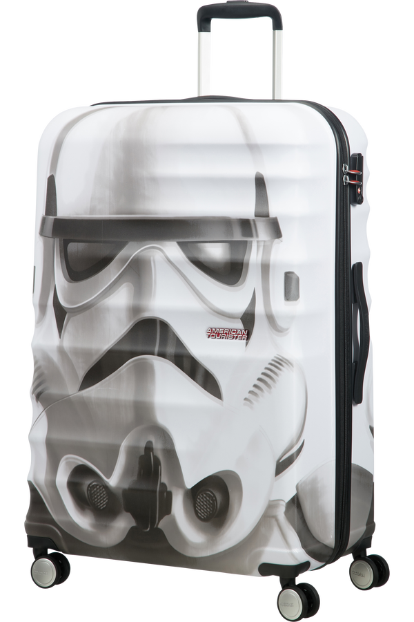 American Tourister Wavebreaker Disney 4-wheel 77cm large Spinner suitcase Star Wars Storm Trooper American Tourister Wavebreaker Disney 4-wheel 77cm large Spinner suitcase Star Wars Storm Trooper