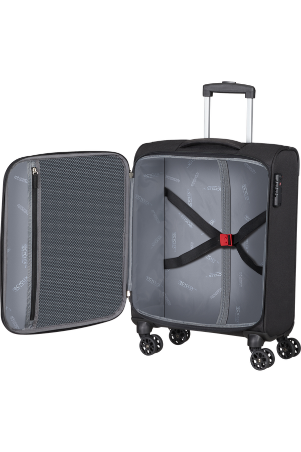American Tourister Hyperspeed Spinner TSA 55cm  Jet Black