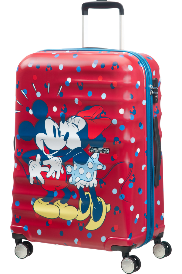American Tourister Wavebreaker Disney 4-wheel 67cm medium Spinner suitcase Minnie Loves Mickey