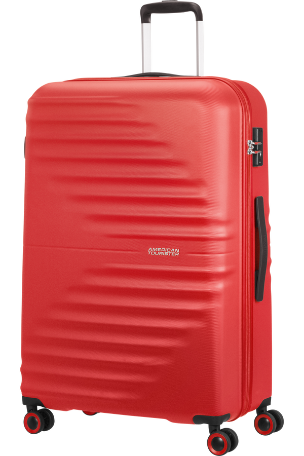 American Tourister Wavetwister Spinner TSA 77cm  Vivid Red