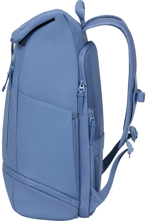 Urban Tide 15.6'' rolltop Ryggs&auml;ck 15.6" | American Tourister Urban Tide Rolltop Laptop Backpack 15.6'  Storm Blue