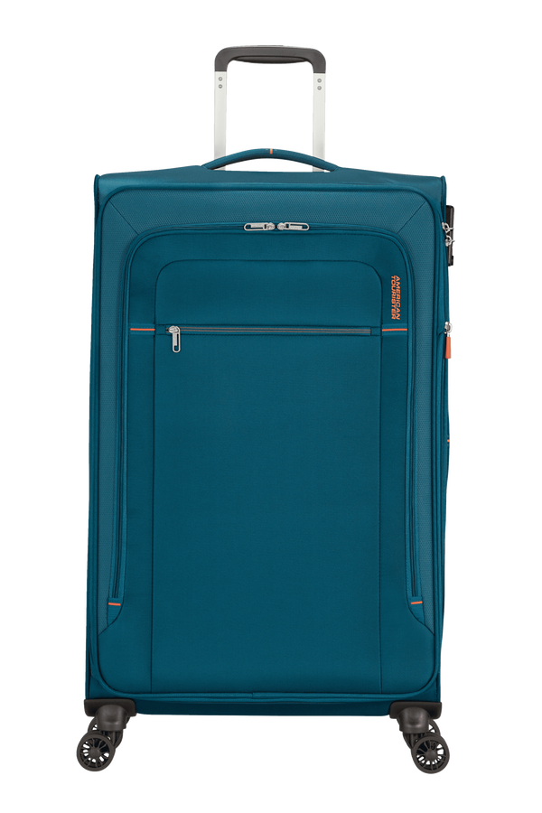 American Tourister Crosstrack Spinner Expandable 79cm  Navy/Orange