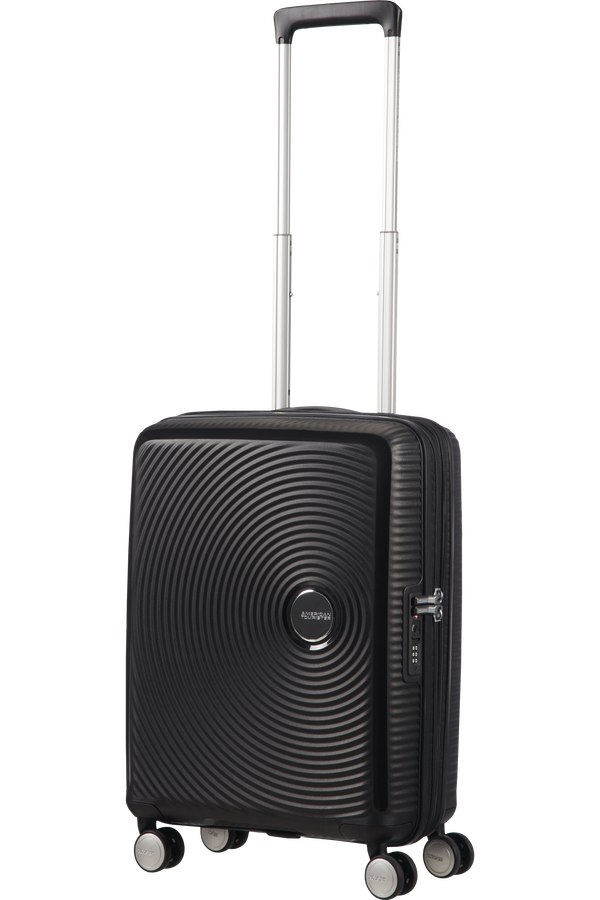 American Tourister Soundbox Spinner Expandable 55cm Bass Black American Tourister Soundbox Spinner Expandable 55cm Bass Black