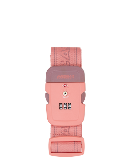 Luggage Strap Bagagerem/TSA-l&aring;s | American Tourister American Tourist. Ta Luggage Belt TSA  Pink/Mauve