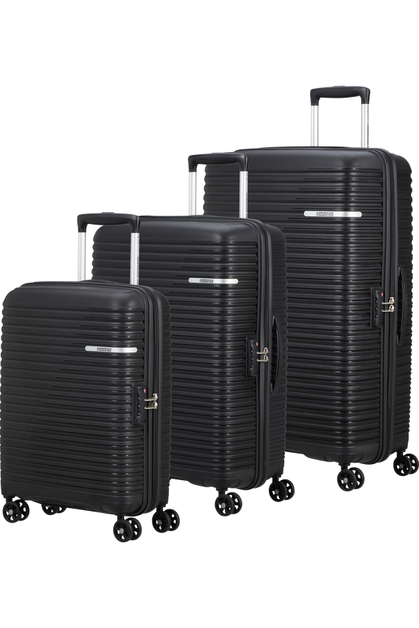 American Tourister Liftoff 3 PC Set A  Black