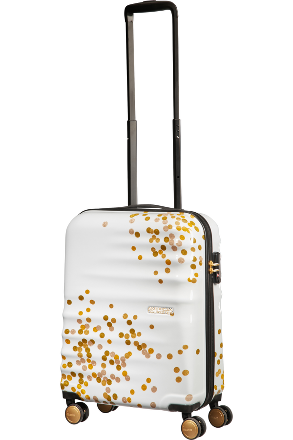 American Tourister Wavebreaker Spinner 55cm  Confetti White