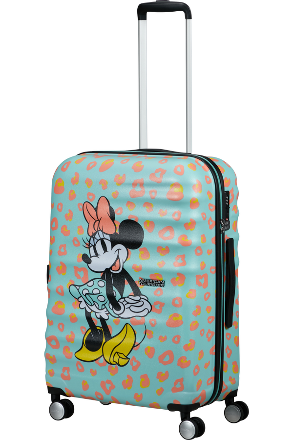 American Tourister Disney Wavebreaker Spinner TSA Disney Fl 67cm  Minnie Pastel Dots