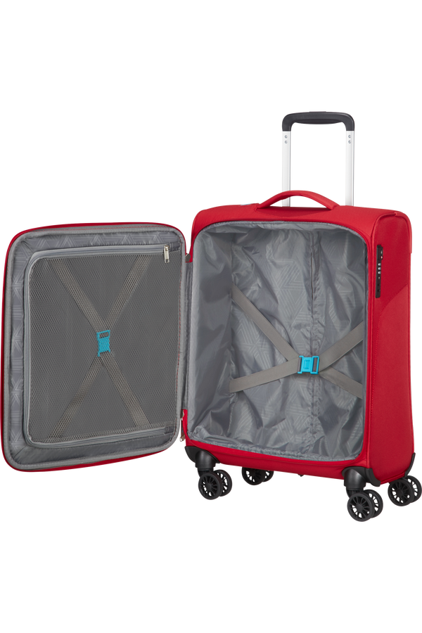 American Tourister Summerfunk Spinner Strict TSA 55cm  Red