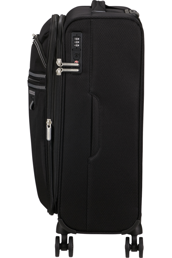 American Tourister Aerospin Spinner Expandable S  Black American Tourister Aerospin Spinner Expandable S  Black