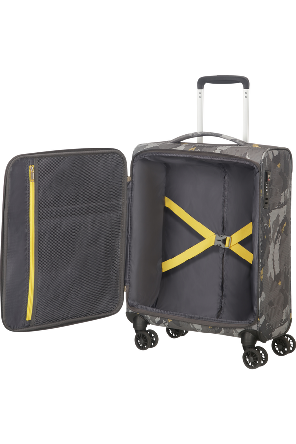 American Tourister Matchup Spinner Print TSA 55cm  Camo Grey