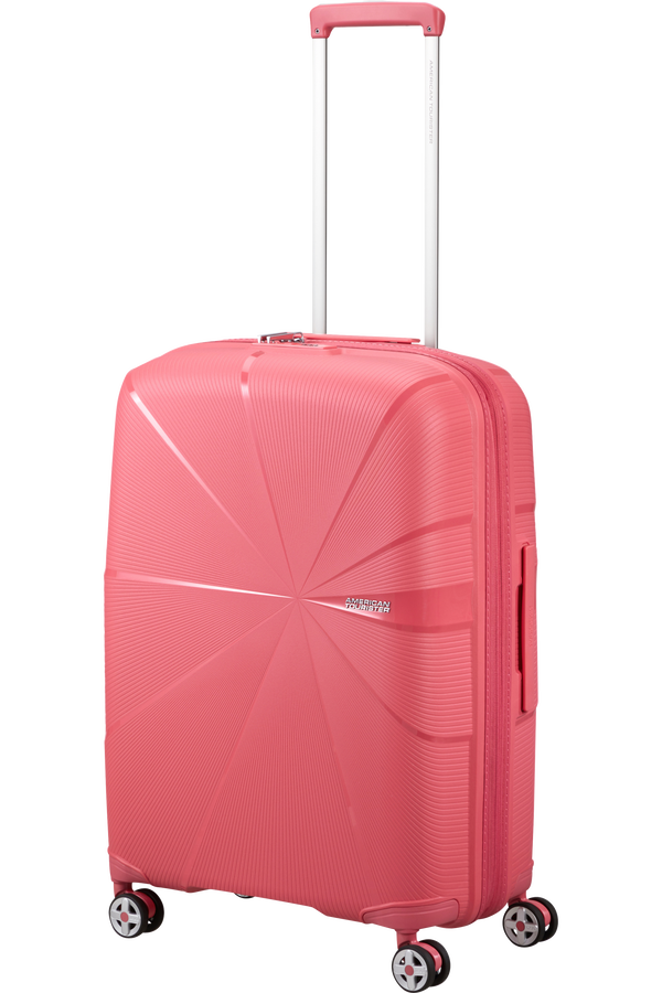 American Tourister Starvibe Spinner Expandable TSA 67cm Sun Kissed Coral