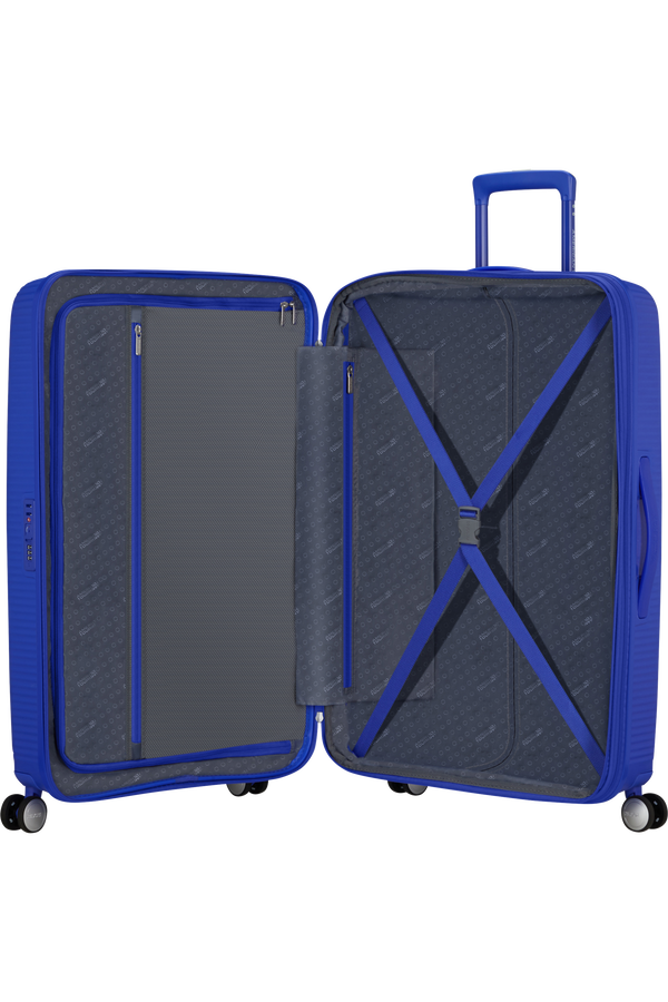 American Tourister SoundBox Spinner Expandable 77cm  Cobalt Blue