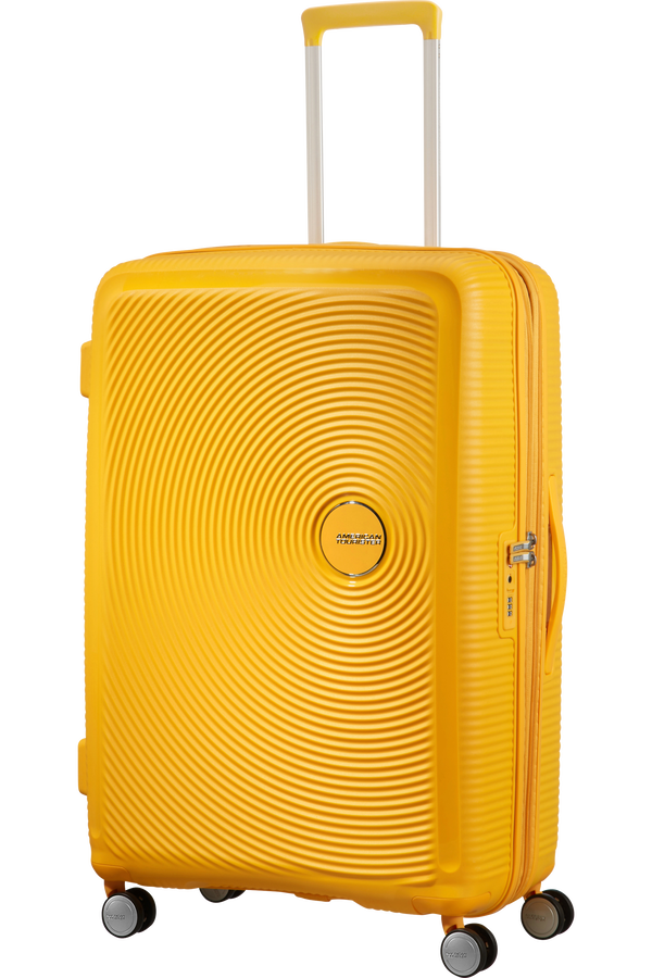 American Tourister Soundbox Spinner 77  Golden Yellow