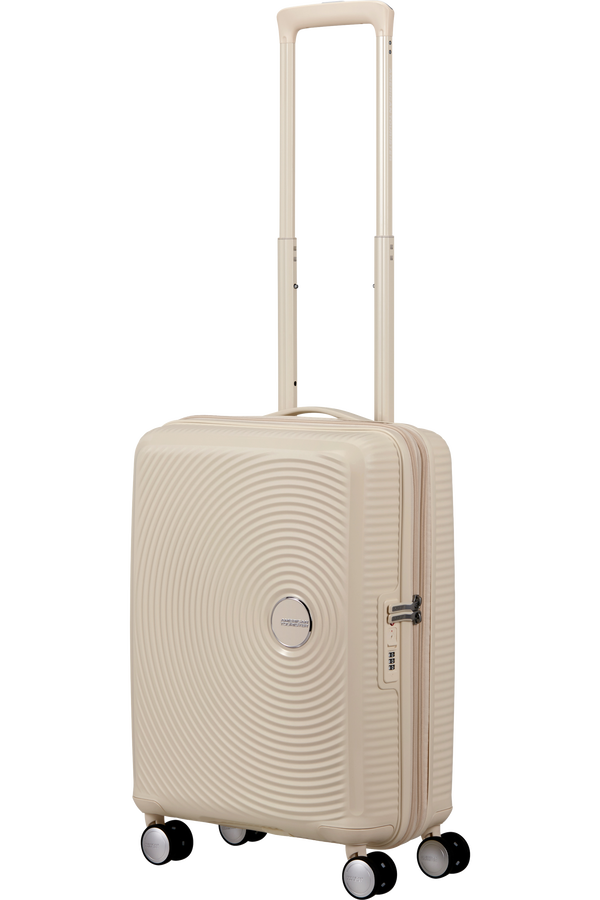 American Tourister SoundBox Spinner TSA Expandable 55cm  Coconut Sand