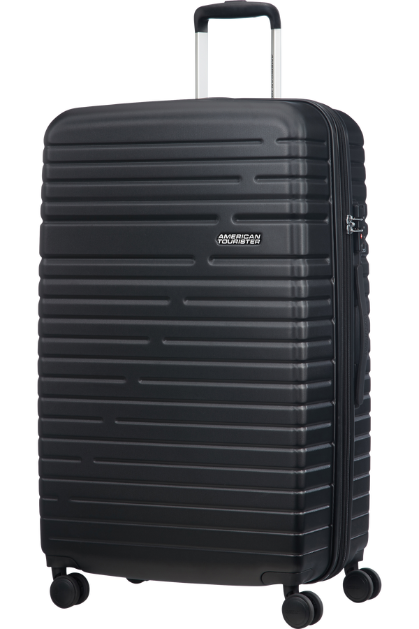 American Tourister Aero Racer Spinner Expandable 79cm  Jet Black