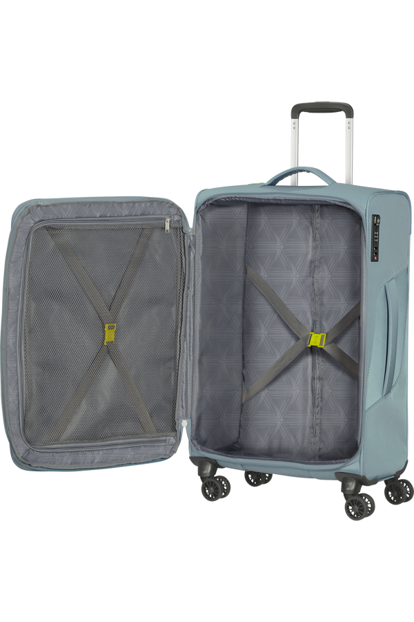 American Tourister Summerfunk Spinner Exp TSA 67cm  Metal Grey