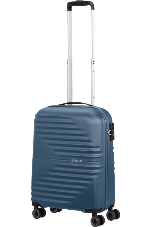 American Tourister Wavetwister Spinner TSA 55cm  Dark Navy