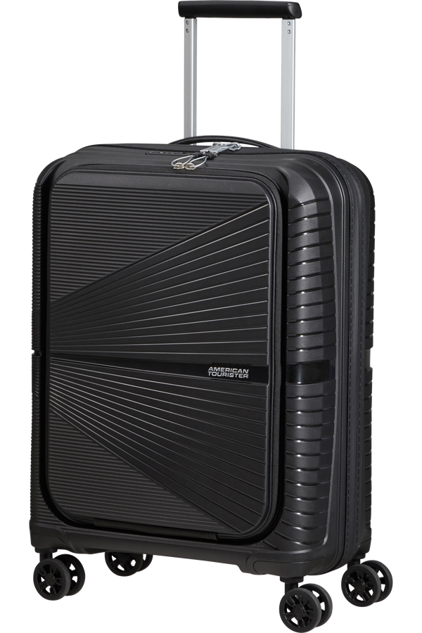 American Tourister Airconic Spinner Frontloader 15.6' 55cm  Onyx Black American Tourister Airconic Spinner Frontloader 15.6' 55cm  Onyx Black