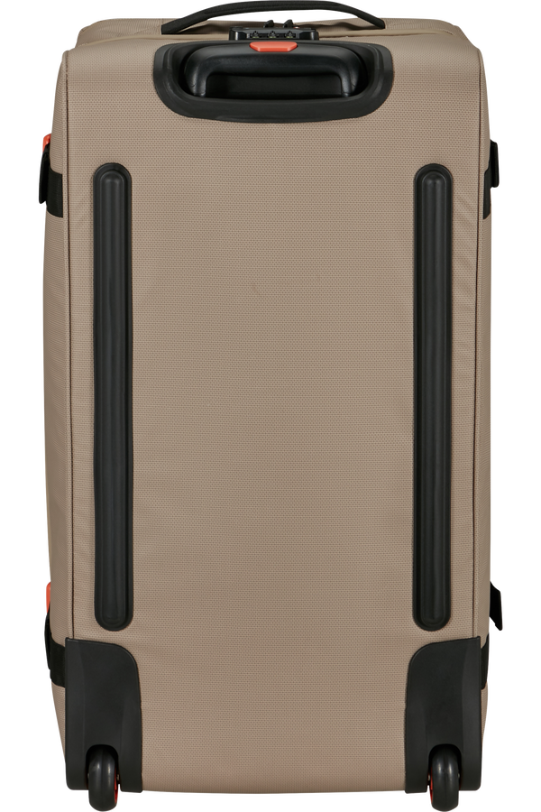 American Tourister Urban Track Duffle with Wheels Coated M  Beige/Orange American Tourister Urban Track Duffle with Wheels Coated M  Beige/Orange