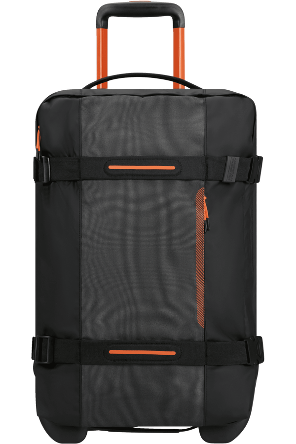 American Tourister Urban Track Duffle with Wheels Lmtd S  Black/Orange