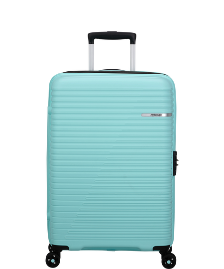 Liftoff 67cm Resv&auml;ska med 4 hjul | American Tourister Liftoff Spinner Exp Tsa 67cm  Summer Blue