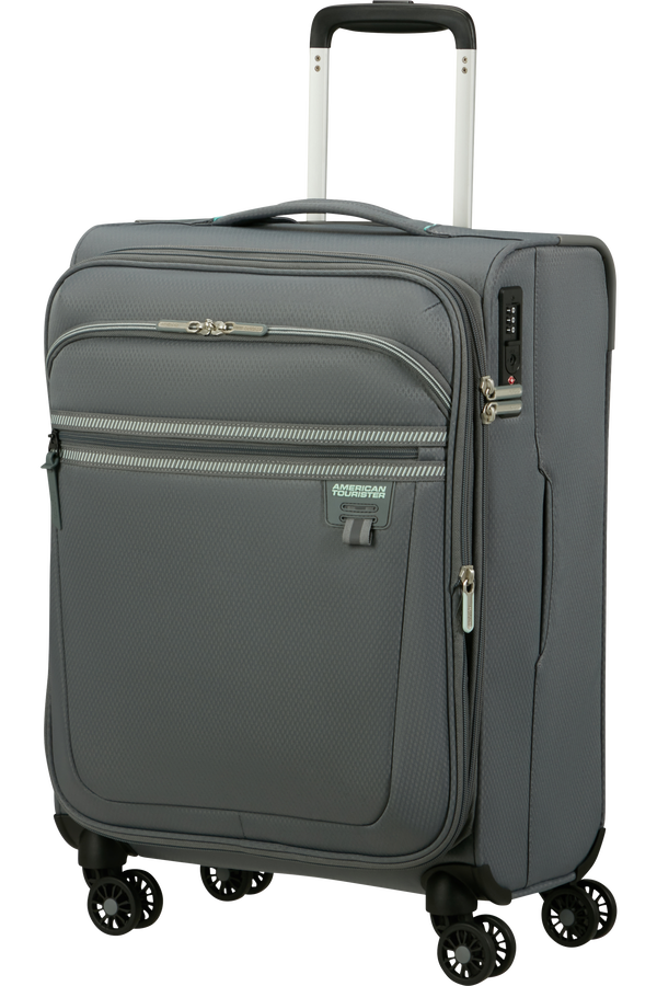 American Tourister Aerospin Spinner Expandable S  Stone Basalt American Tourister Aerospin Spinner Expandable S  Stone Basalt