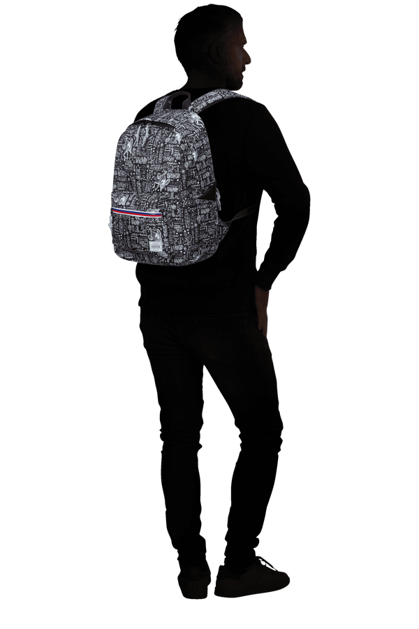 American Tourister Upbeat Disney Backpack Zip Marvel  Spiderman Sketch