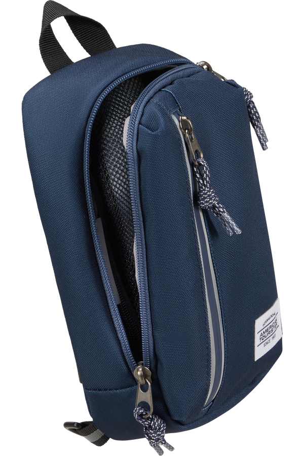 American Tourister Brightup Sling Bag Zip  Navy American Tourister Brightup Sling Bag Zip  Navy