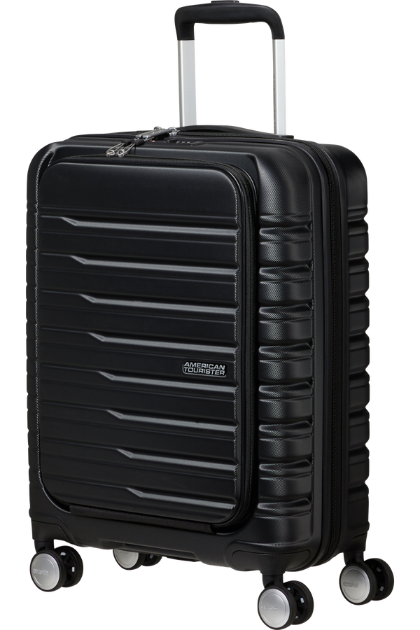 American Tourister Flashline SPIN. 55/20 FRONTLOADER  Shadow Black American Tourister Flashline SPIN. 55/20 FRONTLOADER  Shadow Black