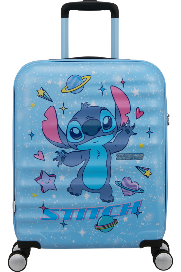 Disney Wavebreaker 55cm Kabinv&auml;skor | American Tourister Disney Wavebreaker Spinner TSA Disney Fl 55cm  Stitch Universe