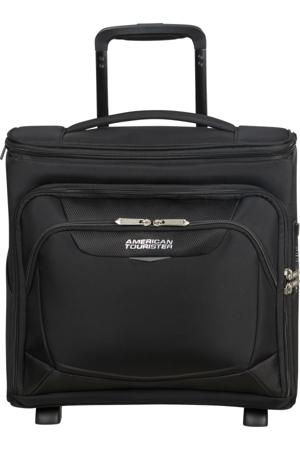 American Tourister SummerRide Upright Underseater Expandable Tsa Black