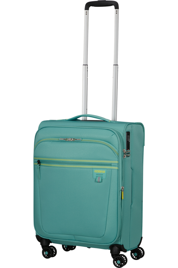American Tourister Aerospin Spinner Expandable S  Dusty Turquoise