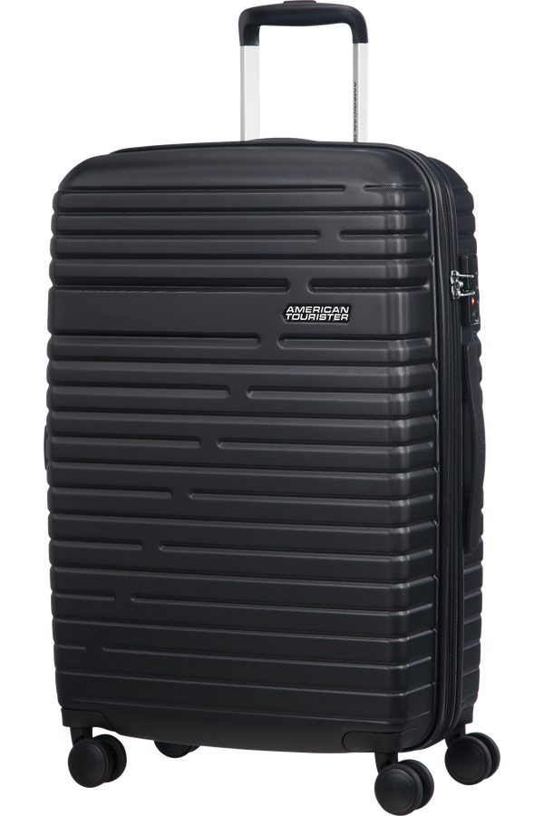 American Tourister Aero Racer Spinner M Expandable 68cm  Jet Black