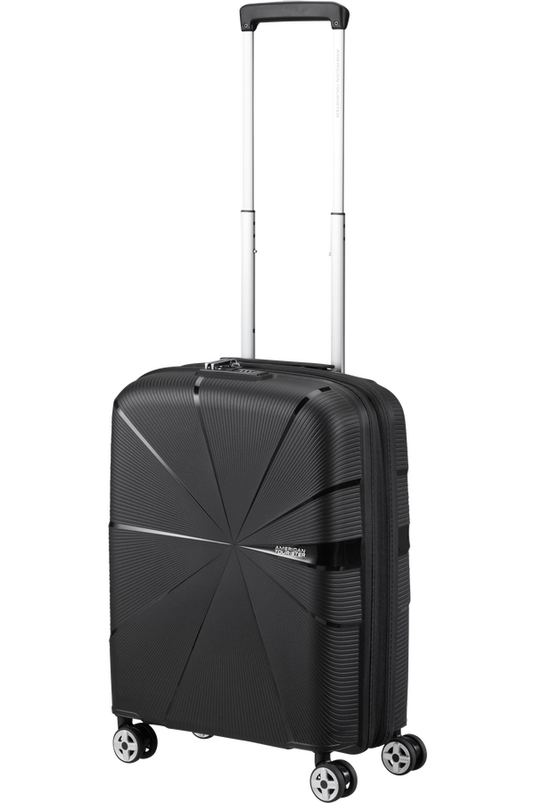 American Tourister Starvibe Spinner Expandable TSA 55cm Black