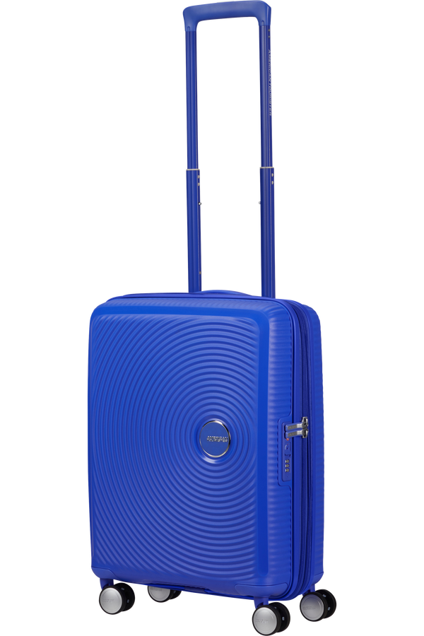 American Tourister SoundBox Spinner Expandable 55cm  Cobalt Blue