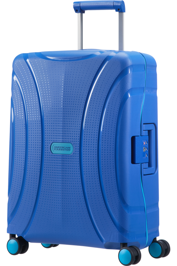 American Tourister Lock'n'Roll 4-wheel cabin baggage Spinner suitcase 40x55x20cm Skydiver Blue