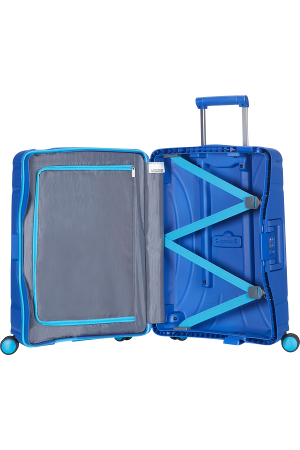 American Tourister Lock'n'Roll 4-wheel cabin baggage Spinner suitcase 40x55x20cm Skydiver Blue