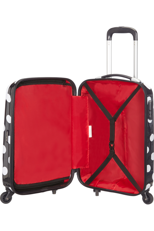 American Tourister Disney Legends 4-wheel cabin baggage Spinner suitcase 55x40x20cm Minnie Dots American Tourister Disney Legends 4-wheel cabin baggage Spinner suitcase 55x40x20cm Minnie Dots