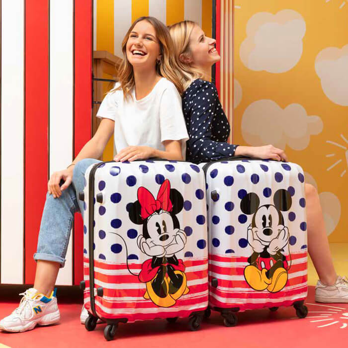 Minnie Blue Dots & Mickey Blue Dots - American Tourister